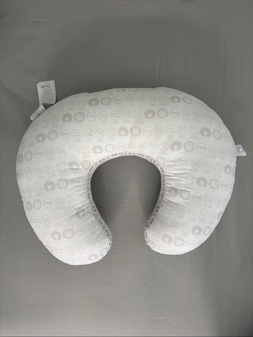 Boppy White Nursing and Support Pillow with Pillow Case